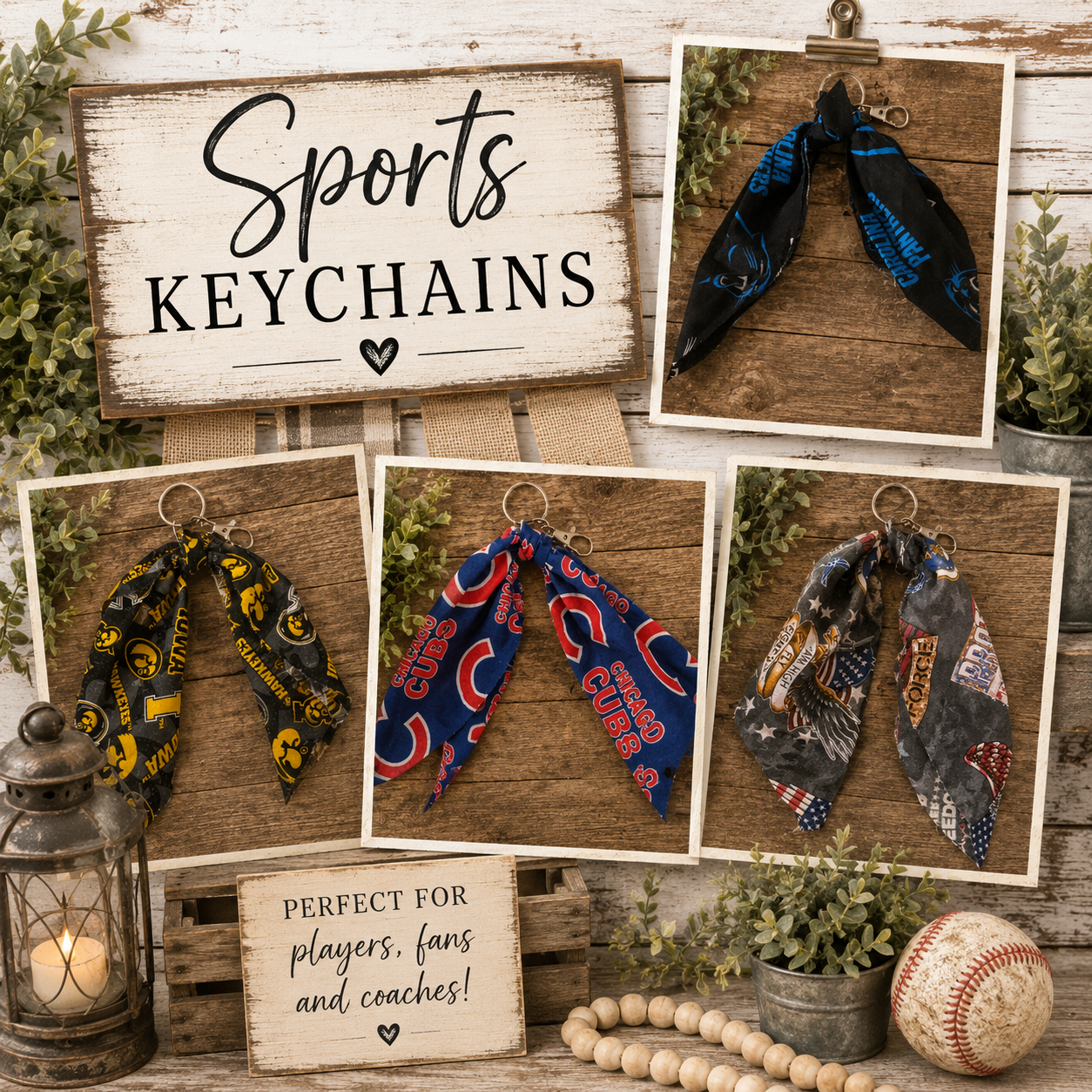 Sports Themed Keychains