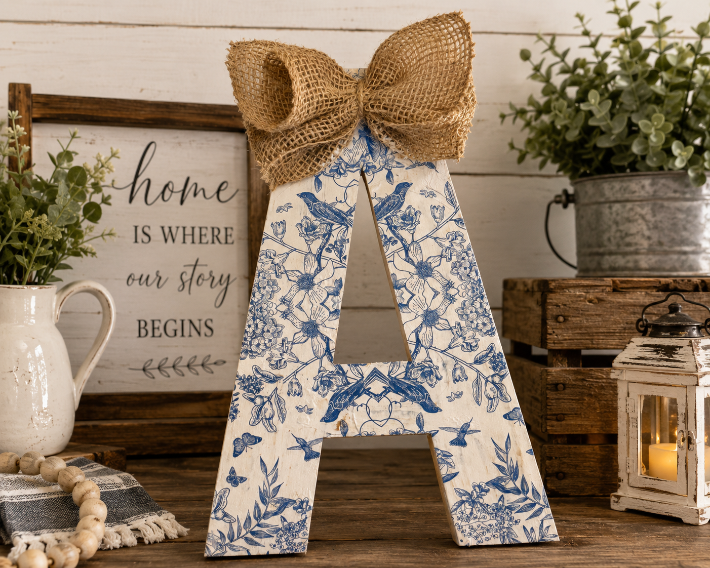 Customizable Wood Letters